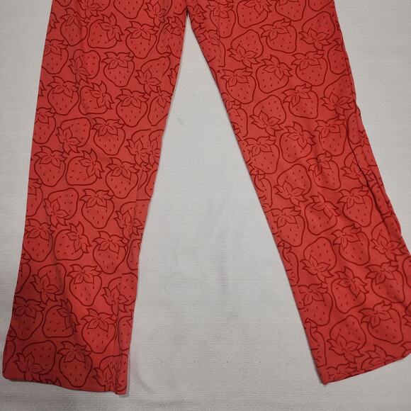 Strawberry shortcake red pajamas women's Small W26''x L39'' - Picture 6 of 7